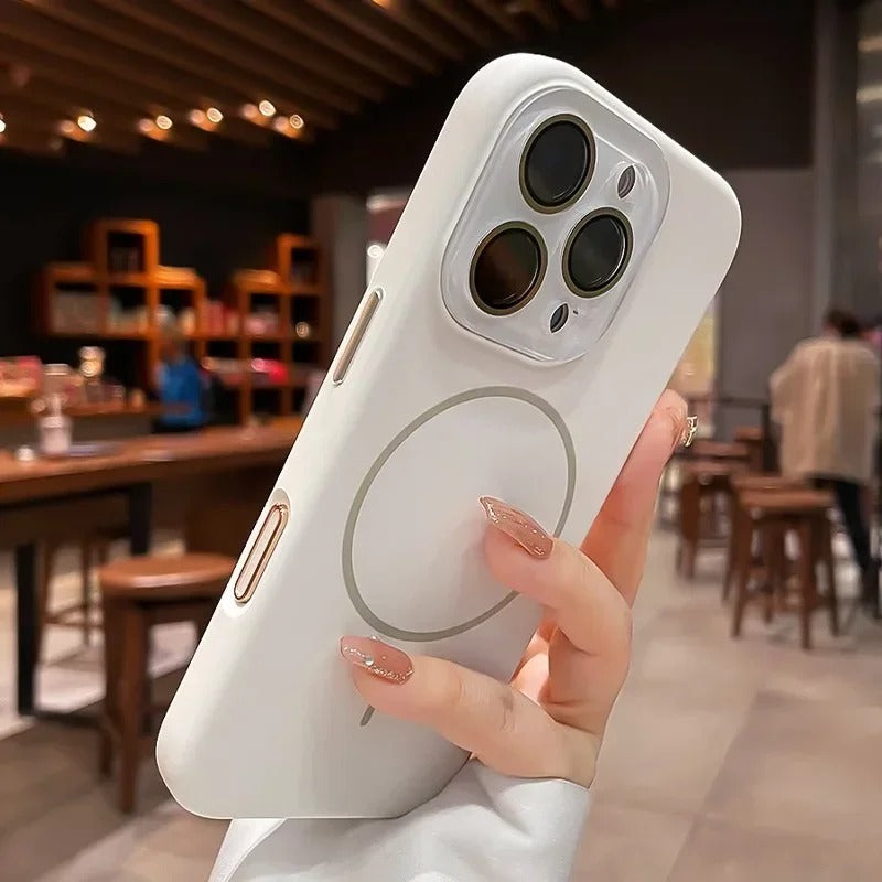 كفر آيفون سيليكون سائل مغناطيسي MagSafe