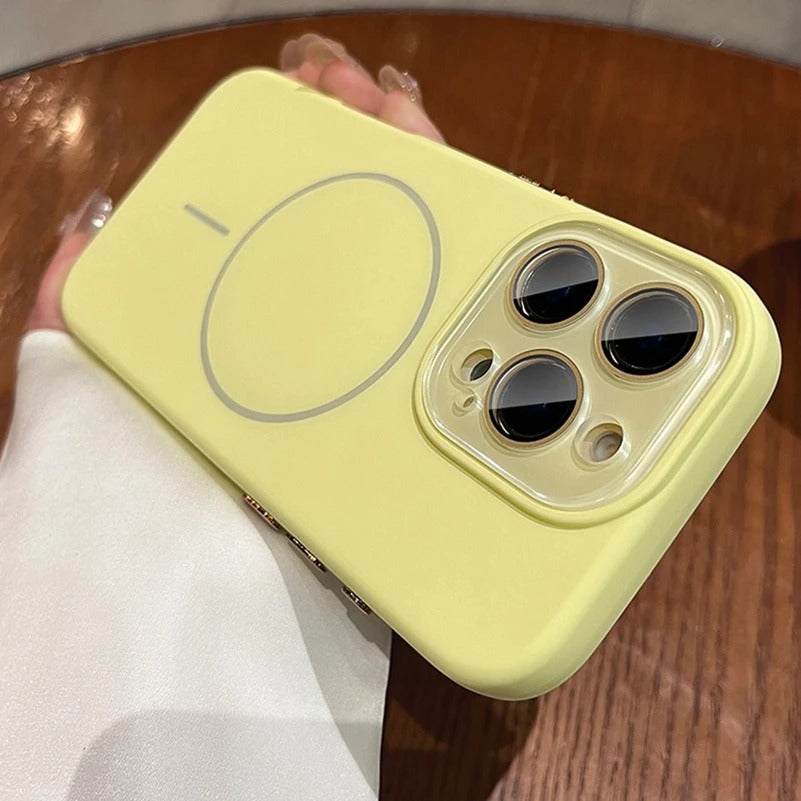 كفر آيفون سيليكون سائل مغناطيسي MagSafe