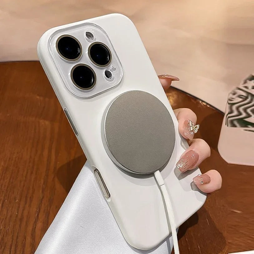 كفر آيفون سيليكون سائل مغناطيسي MagSafe