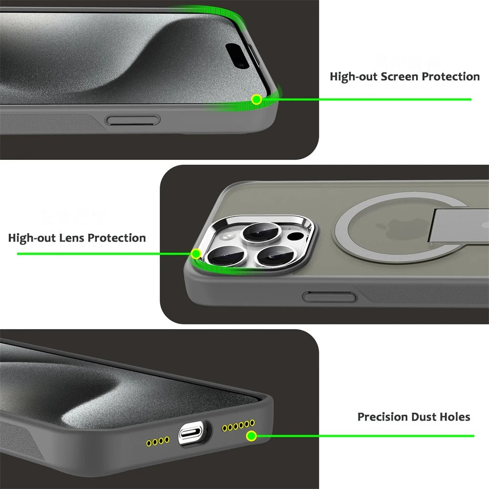 كفر آيفون بتقنية MagSafe وقاعدة عملية – JAWAL BOX